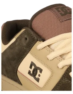 DC Manteca 4 S Skate Shoes in Olive/Tan