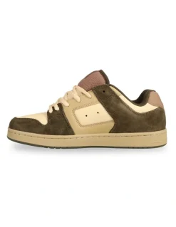 DC Manteca 4 S Skate Shoes in Olive/Tan