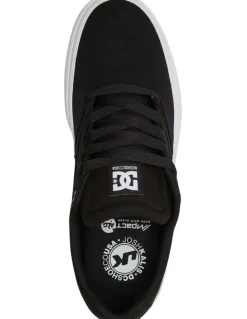 DC Manteca S Leather Skate Shoes in Black