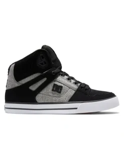 DC Pure High-Top Shoes in Black