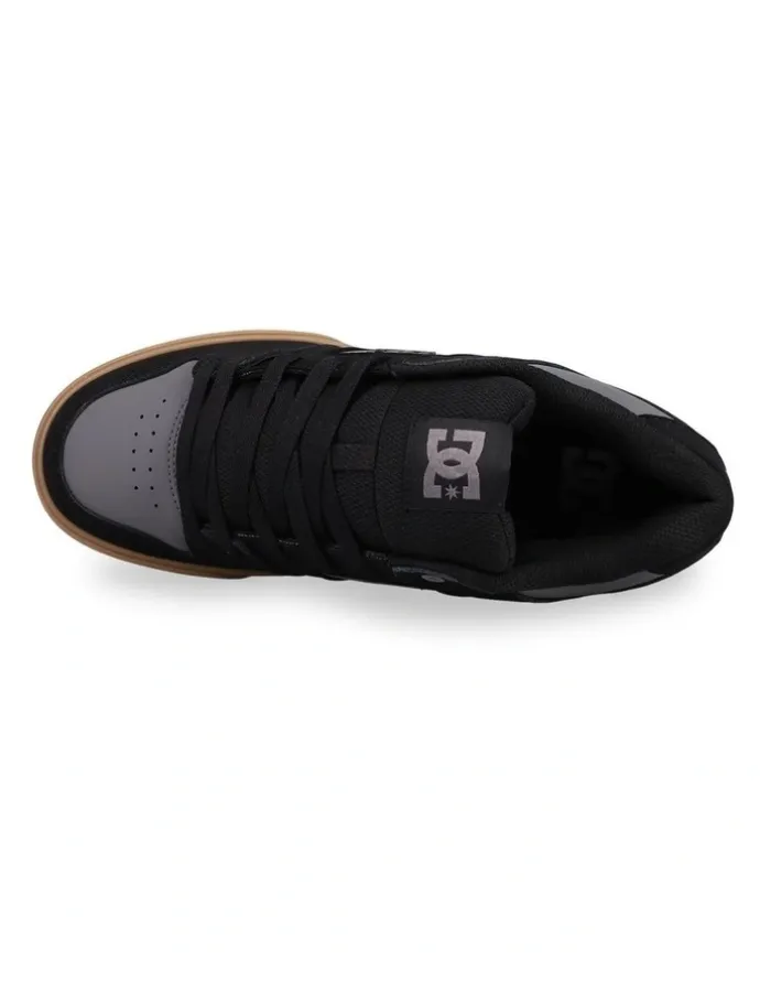 DC Pure Skate Shoes in Black/Grey/Gum