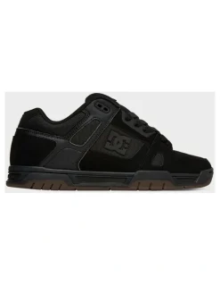DC Stag Shoes in Black/Gum