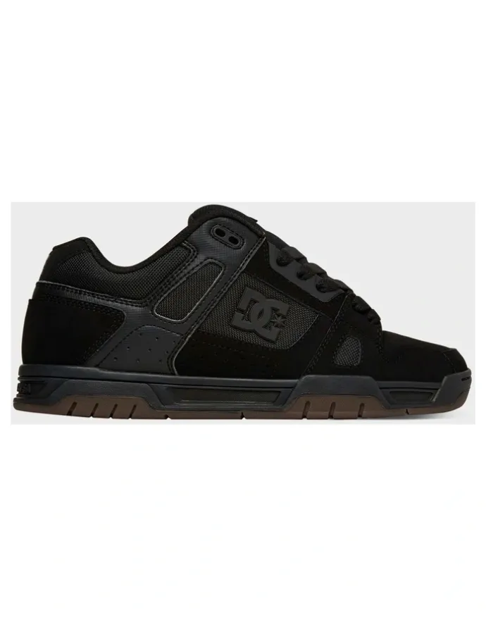DC Stag Shoes in Black/Gum