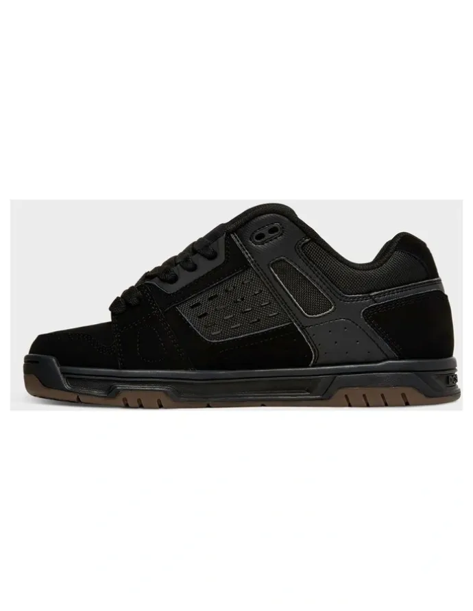 DC Stag Shoes in Black/Gum
