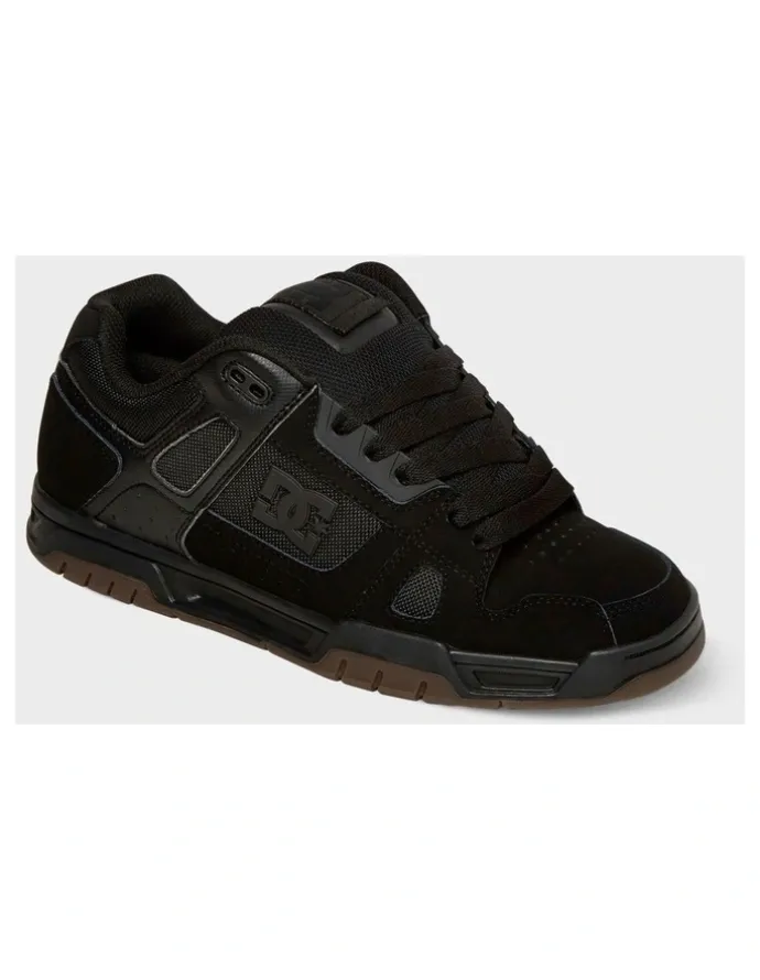 DC Stag Shoes in Black/Gum