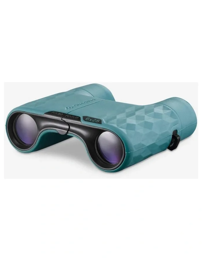 Decathlon Childrens non-adjustable hiking binoculars - MH B100 - 6x enlargement blue
