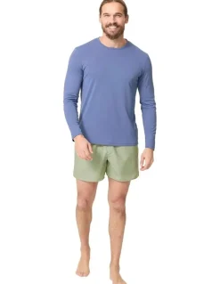 Decathlon Anti-UV Surf Top Long Sleeve Eco Water T-shirt in Blue