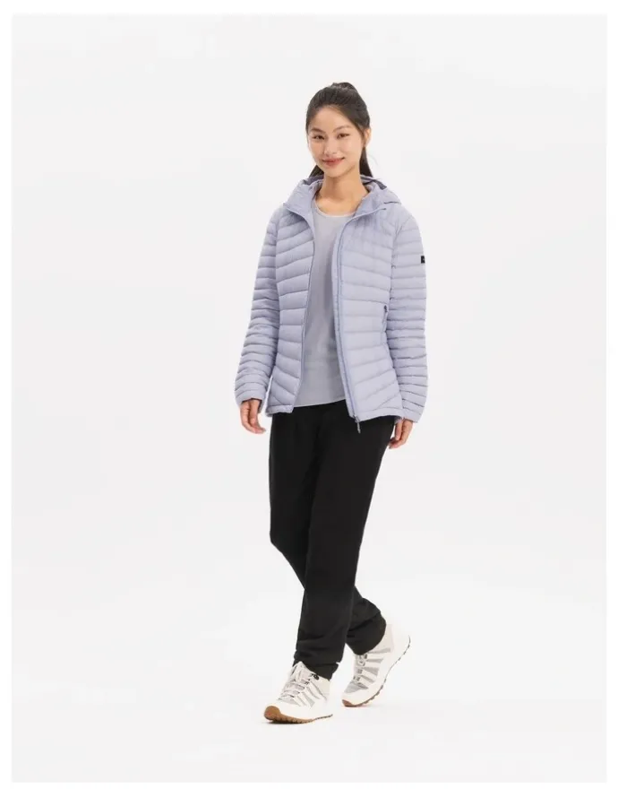 Decathlon Decathlon | Forclaz Trek100 Hooded Down Jacket Purple