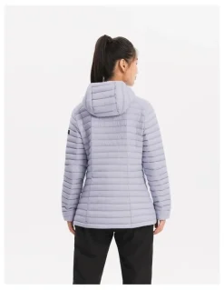Decathlon Decathlon | Forclaz Trek100 Hooded Down Jacket Purple