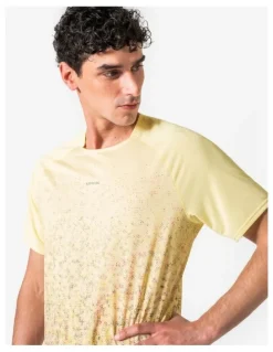 Decathlon Decathlon - Kiprun Men Trail T-Shirt Run 500 Yellow