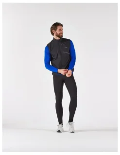 Decathlon Decathlon | KIPRUN Run 500 Men's Sleeveless Windproof Running Jacket - Black