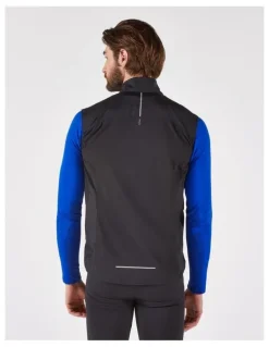 Decathlon Decathlon | KIPRUN Run 500 Men's Sleeveless Windproof Running Jacket - Black
