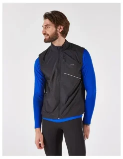 Decathlon Decathlon | KIPRUN Run 500 Men's Sleeveless Windproof Running Jacket - Black