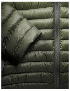 Decathlon Decathlon | Mens hooded down hiking jacket -5C, MT100 - Green
