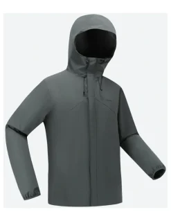 Decathlon Decathlon | Mens lightweight, waterproof hiking jacket MH100 - Green