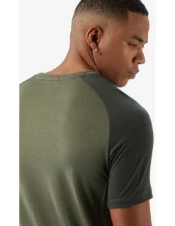 Decathlon Decathlon | Men's Merino wool short-sleeved Merino Wool T-shirt-Khaki