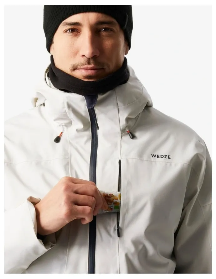 Decathlon Decathlon | Wedze Men Synthetic Jacket 500 Beige