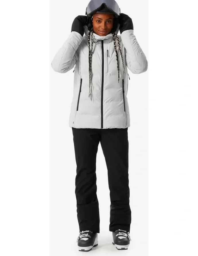 Decathlon Decathlon | Wedze Women's Ski Jacket 500 Pearl Beige