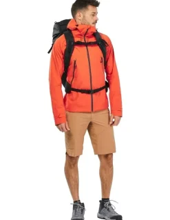 Decathlon Hiking Lightweight Waterproof Jacket MH500 in Orange