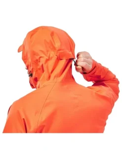 Decathlon Hiking Lightweight Waterproof Jacket MH500 in Orange