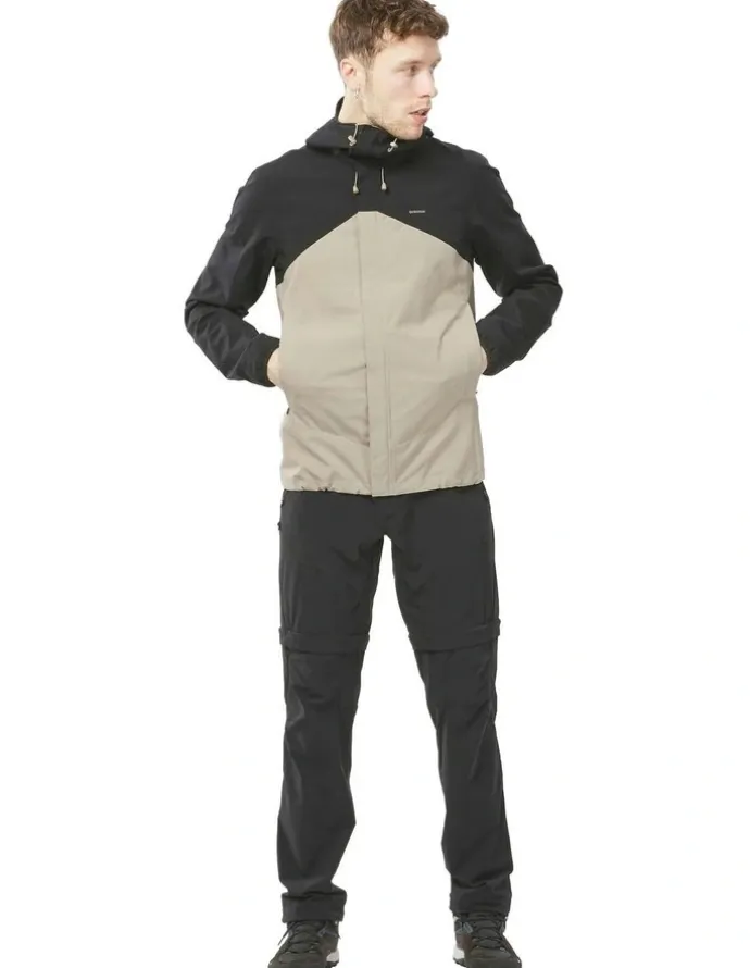 Decathlon Hiking Lightweight Waterproof Jacket MH150 in Two Tone