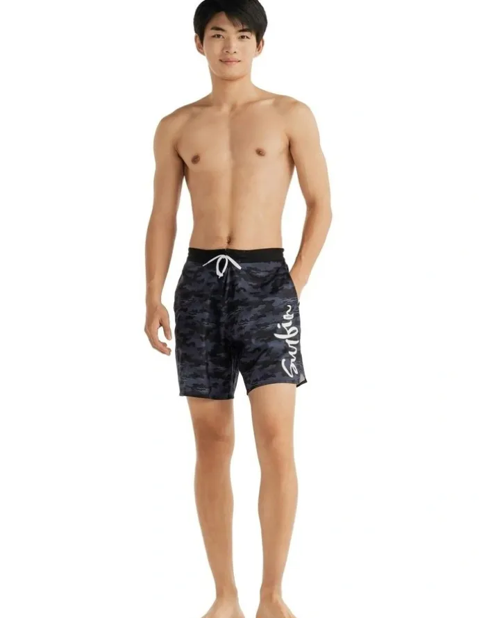 Decathlon Men's Surfing Boardshorts in Camo Island