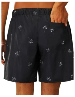 Decathlon 100 Palmito Swim Shorts 15 Inch in Black