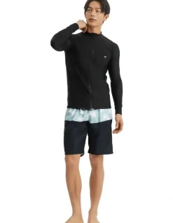 Decathlon 550 Surfing Zip UV Resistant Top in Black