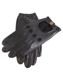 Dents Classic Leather Driving Gloves in Black