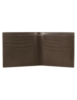 Dents Pebble Grain Leather Bifold Wallet with RFID Blocking in Tan