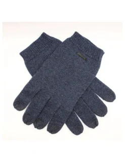 Dents Pure Merino Wool Gloves in Indigo