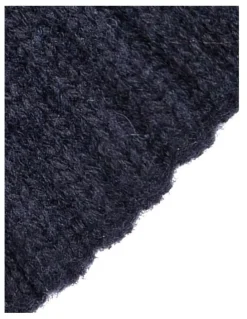 Dents Wool Blend Insulated Knit Gloves in Navy