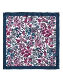 Dom Bagnato Flora Silk Pochette In Wine