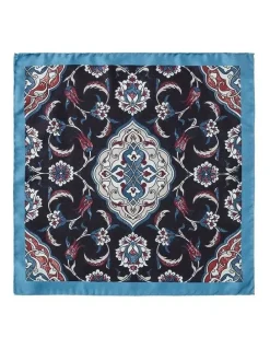 Dom Bagnato Foglio Silk Pochette In Denim