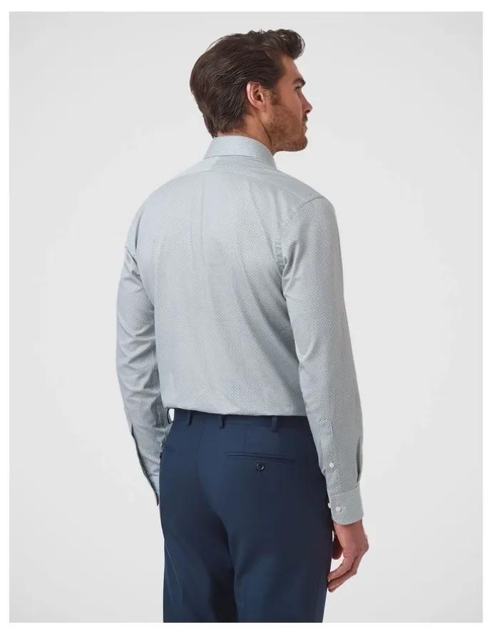Dom Bagnato Marcell Tailored Fit Shirt In Olive
