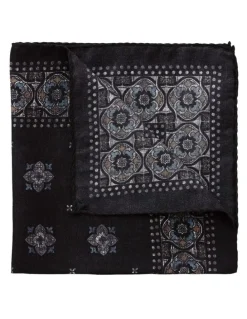 Dom Bagnato Mosaico Silk Pochette in Black