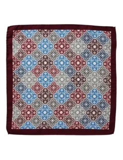 Dom Bagnato Pavimento Silk Pochette in Wine