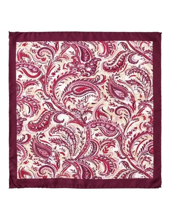 Dom Bagnato Piuma Paisley Silk Pochette In