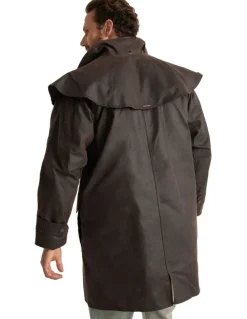 Driza-Bone COM2230HWO Ranger Oilskin Coat in Heritage