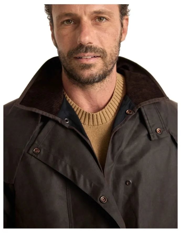 Driza-Bone COM2230HWO Ranger Oilskin Coat in Heritage