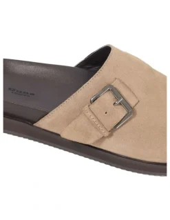 Dune London Baldwin Clog Shoe in Taupe