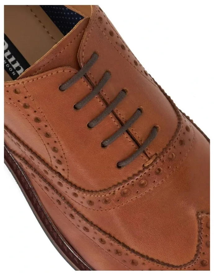 Dune London Baltics Lace-Up Shoe in Tan