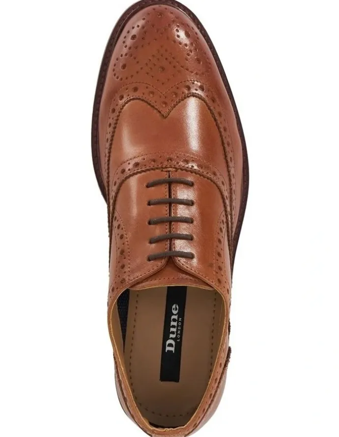 Dune London Baltics Lace-Up Shoe in Tan
