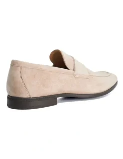 Dune London Barclays Suede Loafer In Sand