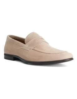 Dune London Barclays Suede Loafer In Sand