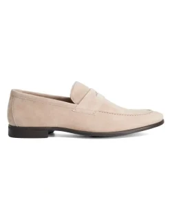 Dune London Barclays Suede Loafer In Sand