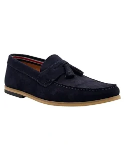 Dune London Bart Loafers in Blue