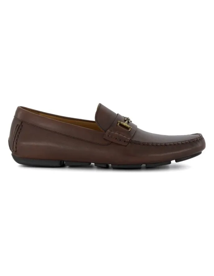 Dune London Beckons Loafer in Dark Brown
