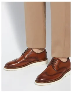 Dune London Benidictus Lace Up Shoes in Tan
