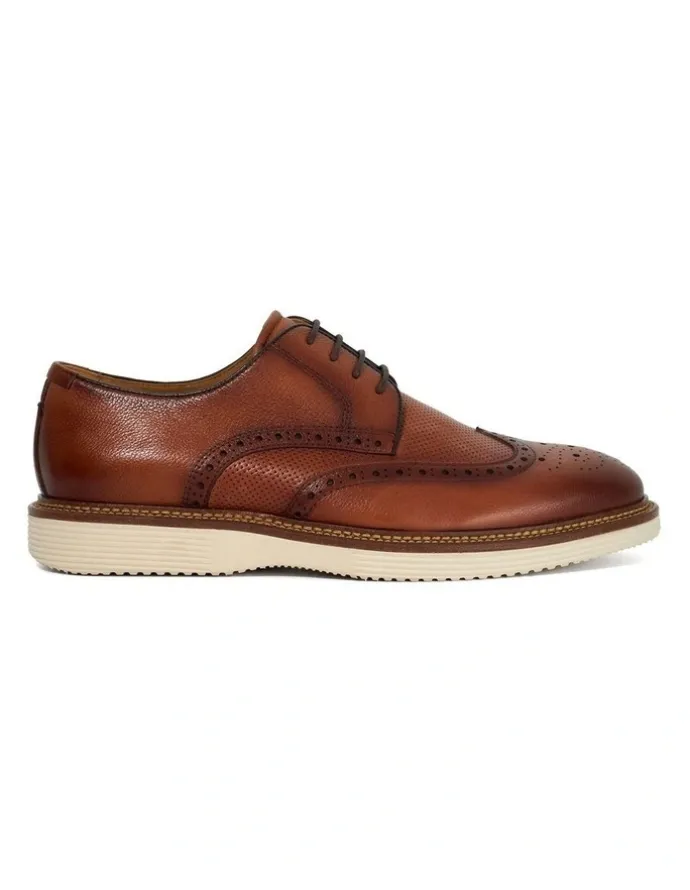 Dune London Benidictus Lace Up Shoes in Tan